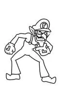 Super mario kleurplaat 10